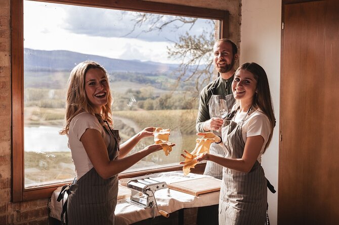 A Brunello Cooking Class with Vineyards View Winery - The menu you will cook: filled pasta, hand-made pasta, and a classic Tuscan dessert