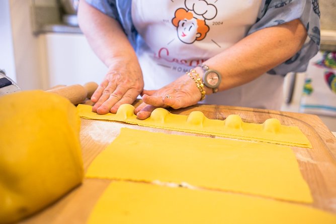 Cesarine: Small group Pasta and Tiramisu with Mamma in Lucca - Making two pastas from scratch: ravioli, tagliatelle, and what you learn