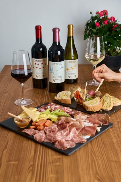 Chianni: wine and oil tasting with lunch or dinner - The 4 wine tasting: how pairings help you taste better