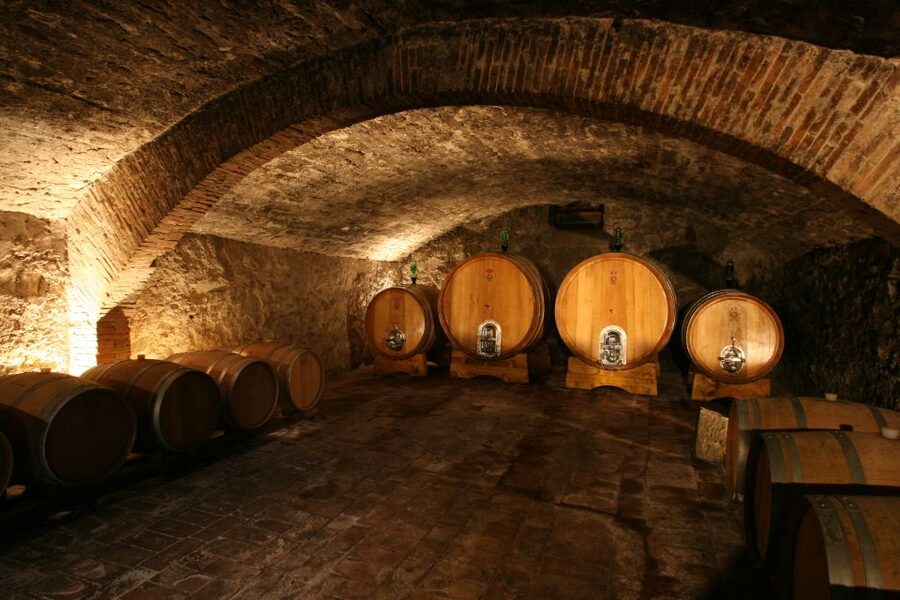 Chianti: Wine and Olive Oil Tasting with Cellar Tour - The 18th-century barrel room and the six-month French oak period