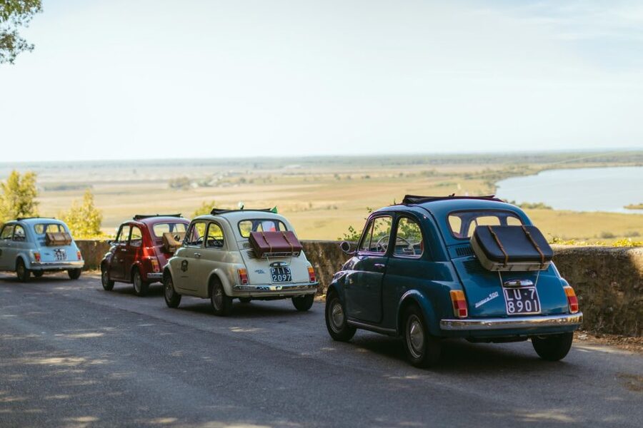 Fiat 500: Self-Tour in the Tuscan countryside - Your 7-hour loop: Lucca walls to the Compitese hills and olive roads