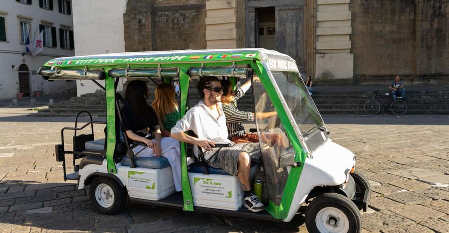 Florence: 60-Minute Eco-Friendly Golf Cart City Tour - Brunelleschi Dome and the Cathedral back-side viewpoint that most people miss