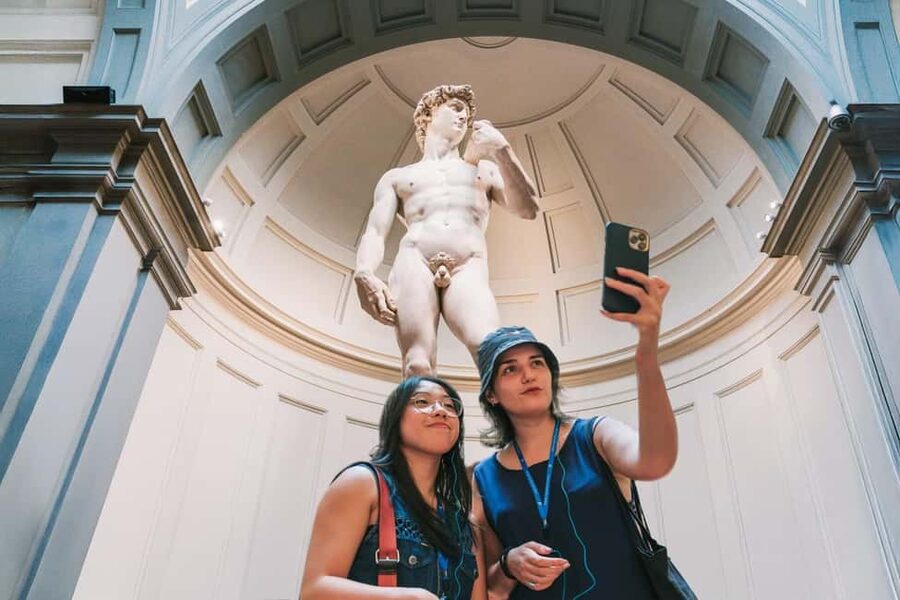 Florence: Accademia & City Tour with Optional Uffizi Gallery - Duomo exterior and baptistery doors: what you will and will not see