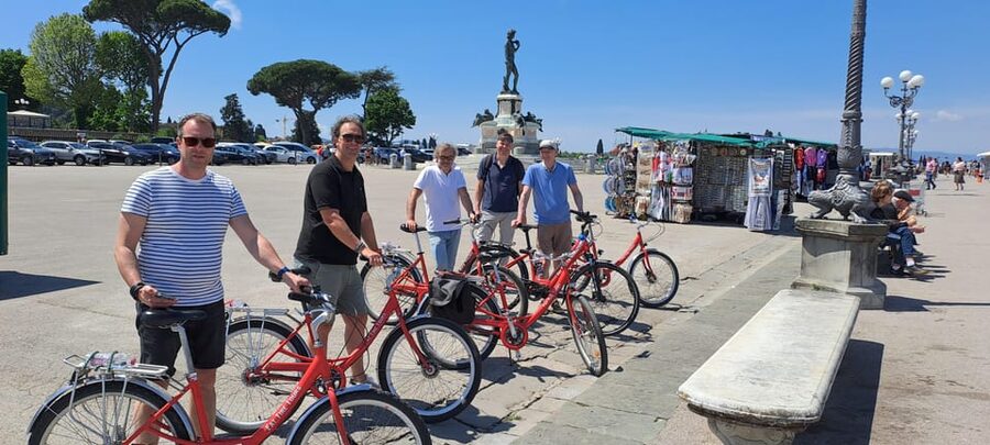 Florence: City Highlights Bike Tour - Ponte alle Grazie and Ponte Vecchio: river crossings that feel like Florence