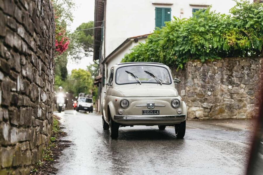 Florence: Countryside Vintage Fiat 500 Driving Tour - Training for Stick-Shift Driving, Without Pretending It Is Automatic