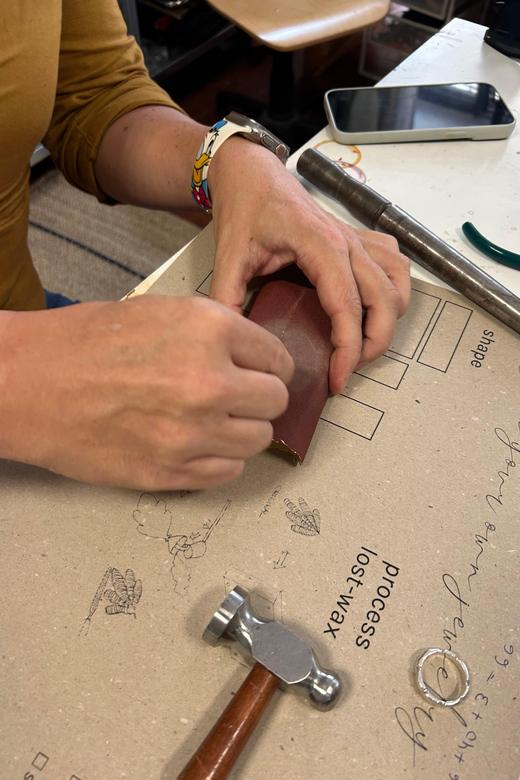 Florence: Custom wedding ring making experience. - Metal Choices and Budget Reality: Sterling Silver vs Gold