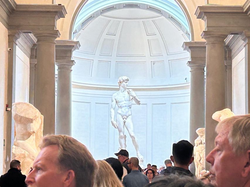 Florence: David's Accademia timed Ticket with Audio APP - David in the Main Hall, Plus Michelangelo’s Incomplete Sculpture Studies