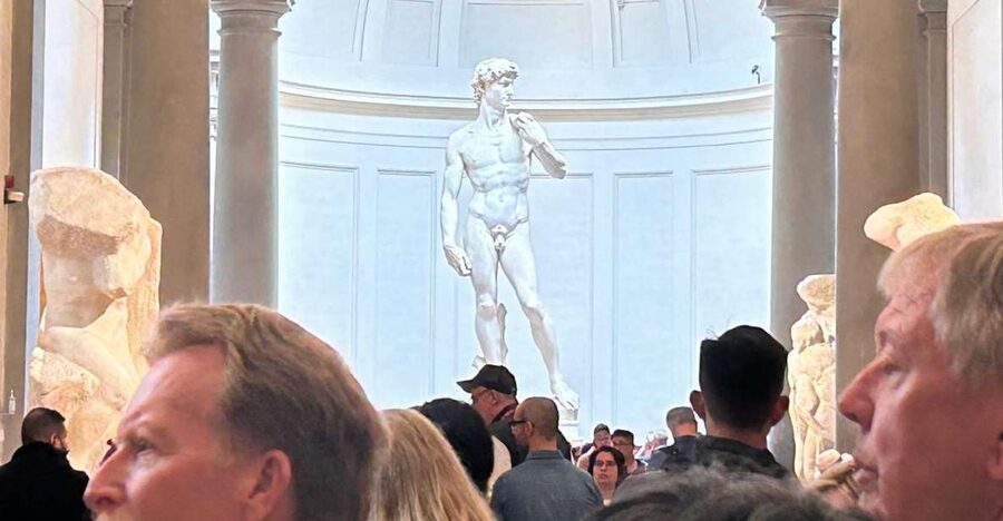 Florence: David's Accademia timed Ticket with Audio APP - Finding the Meeting Point on Via Ricasoli, Exchange Your Voucher, Gear Up