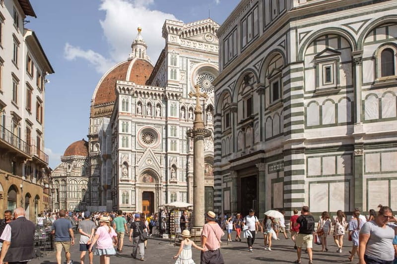 Florence: Duomo Area Tour and Brunelleschi Dome Climb Ticket - The 50-minute walkthrough: Baptistery and Cathedral area on foot