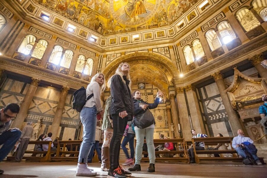 Florence Duomo, Baptistery & Opera Museum Audioguided Tour - Baptistery of San Giovanni: mosaics and the real Gates of Paradise