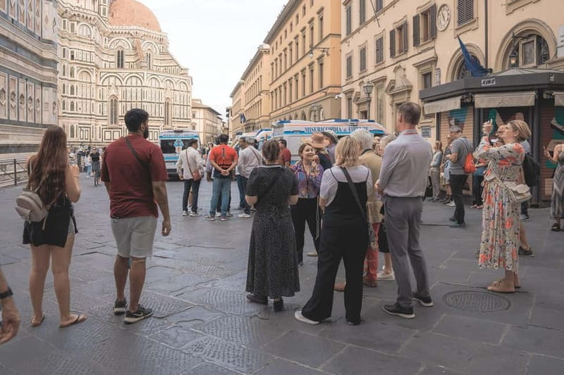 Florence Duomo Square Guided Walking Tour with Entry Tickets - Walking reality: shoes, steps, and pacing you can handle