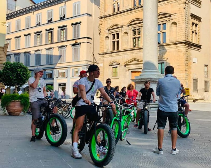 Florence: E-Bike Tour with Michelangelo Square - Medici Palace and the Renaissance cast you can connect to real streets