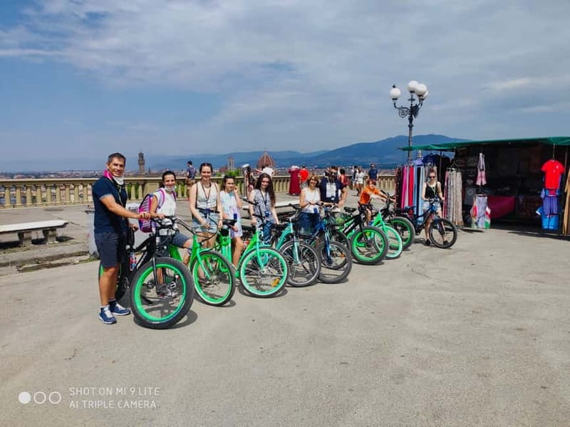 Florence: E-Bike Tour with Michelangelo Square - Meeting near Via de’ Martelli, then learning the bike without stress
