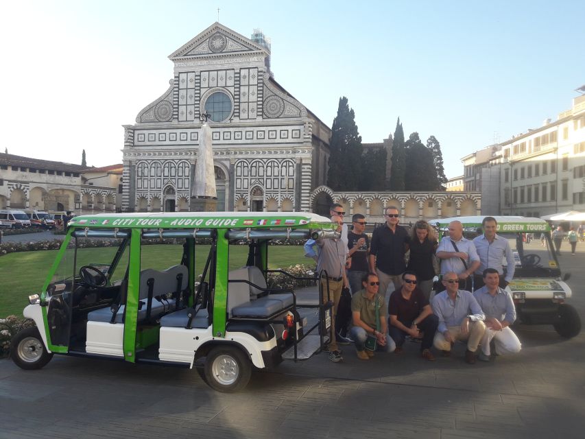 Florence: Eco-Friendly Golf Cart City Tour with Audio Guide - Ponte Vecchio area and the Santa Trinita crossing to Oltrarno