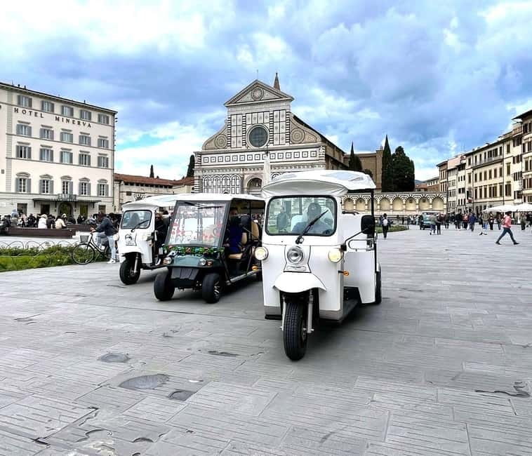 Florence: Eco Golf Car & e Tuk Tuk City Tour - Eco-Friendly Wheels in Florence, Electric Tuk Tuks and Golf Cars