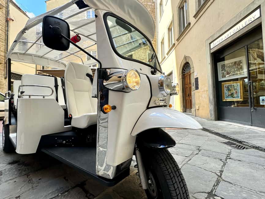Florence: Electric Tuk-Tuk or Golf Cart City Tour - Meeting at 900 Museum, Then Rolling Through the Center
