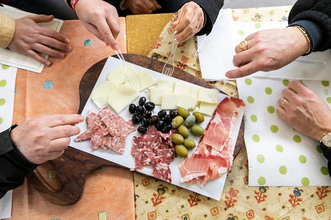 Florence Food Tour of 10+ Authentic Tastings with Cheeses & Wines - What 10+ Tastings Feels Like in Real Life (Coccoli, Lampredotto, and More)
