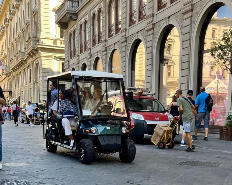 Florence Golf Cart Tour City Center & Piazzale Michelangelo - Key things to know before you go