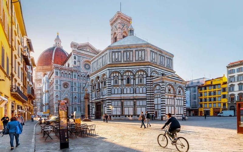 Florence Golf Cart Tour City Center & Piazzale Michelangelo - San Giovanni Square and the Baptistery area, quick orientation