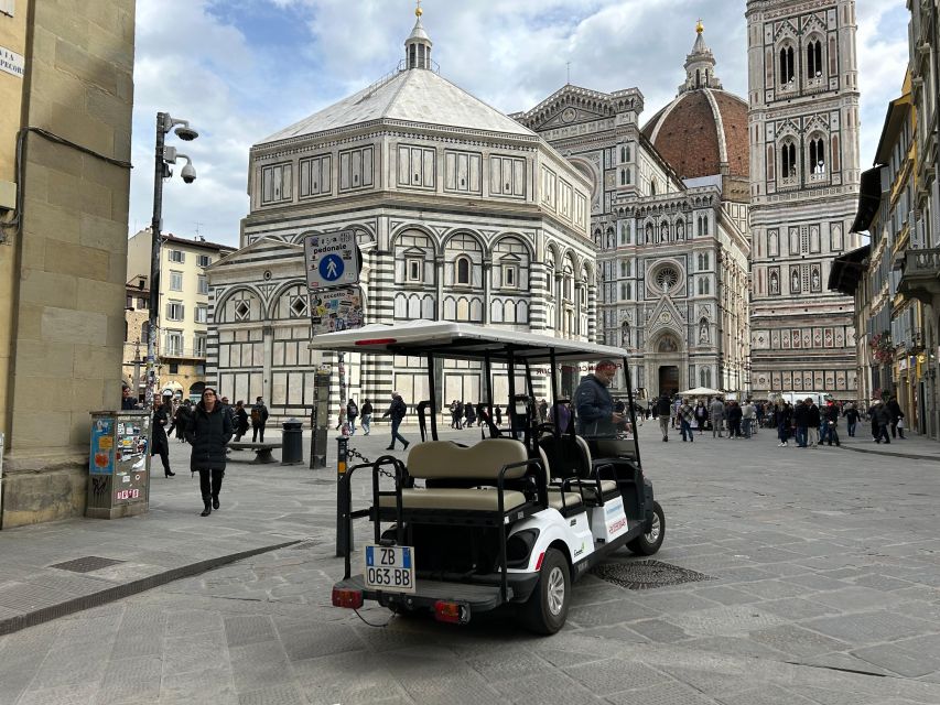 Florence: Golf Cart Tour with Panoramic Views - What your guide and audio experience should feel like