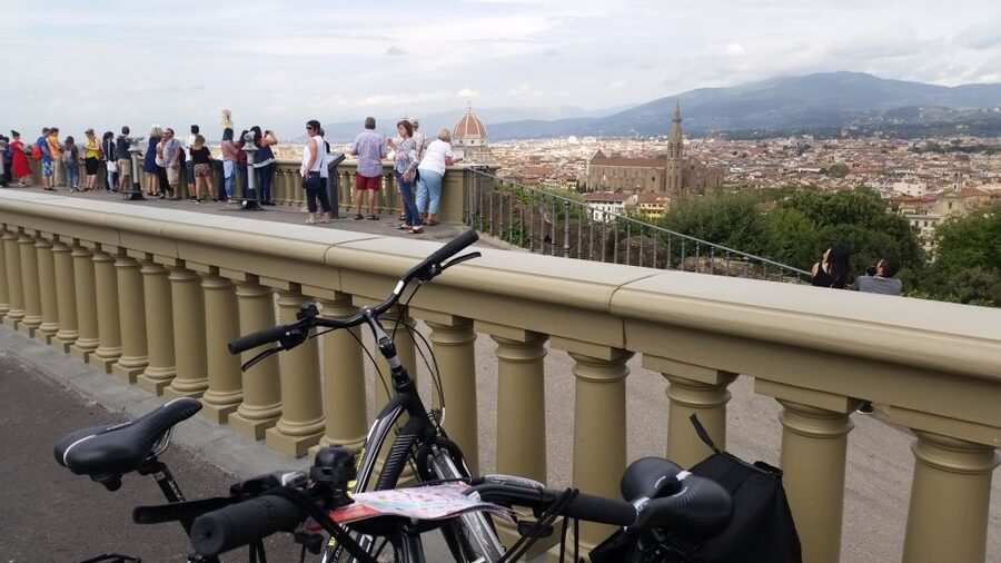 Florence: Guided Bike Tour with Piazzale Michelangelo - Starting at Florence Tours Enjoy Biking: Bikes, Helmets, and Headsets