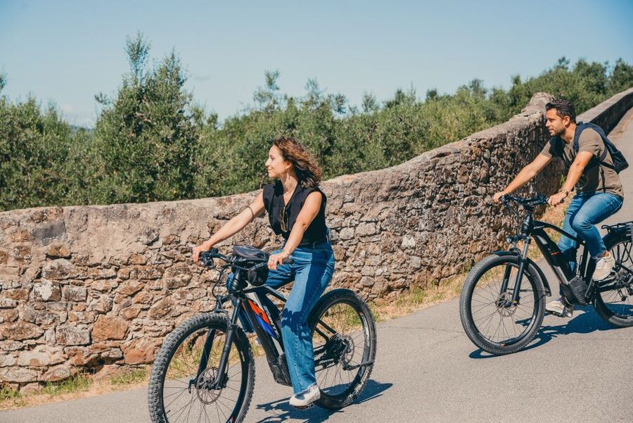 Florence: Guided Electric Bike Tour with Gelato - Dropping Into Florence Center Along the Lungarno