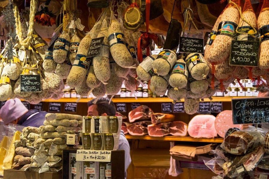 Florence: Guided Food and Wine Walking Tour - What you eat and drink: focaccia, pecorino, meats, and a sweet finish