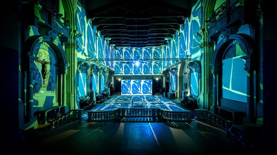 Florence: Inside Matisse Immersive Exhibition - Florence Meets Matisse in a Church Turned 360° Theater