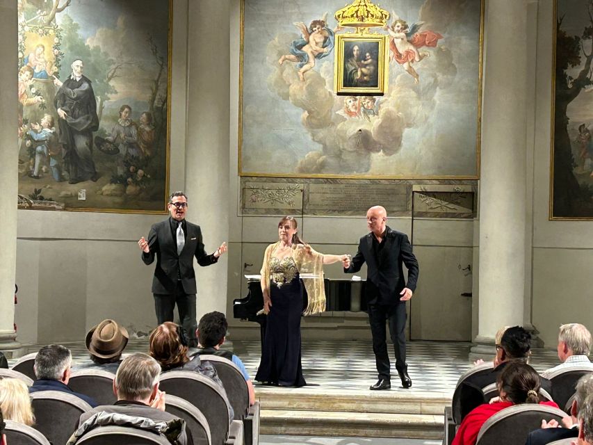 Florence: Italian Opera - The venues: Zeffirelli Concert Hall plus Santo Stefano near Ponte Vecchio