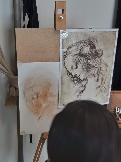 Florence: Leonardo Drawings - The Materials Matter: Sanguine, Sepia, and Charcoal Techniques