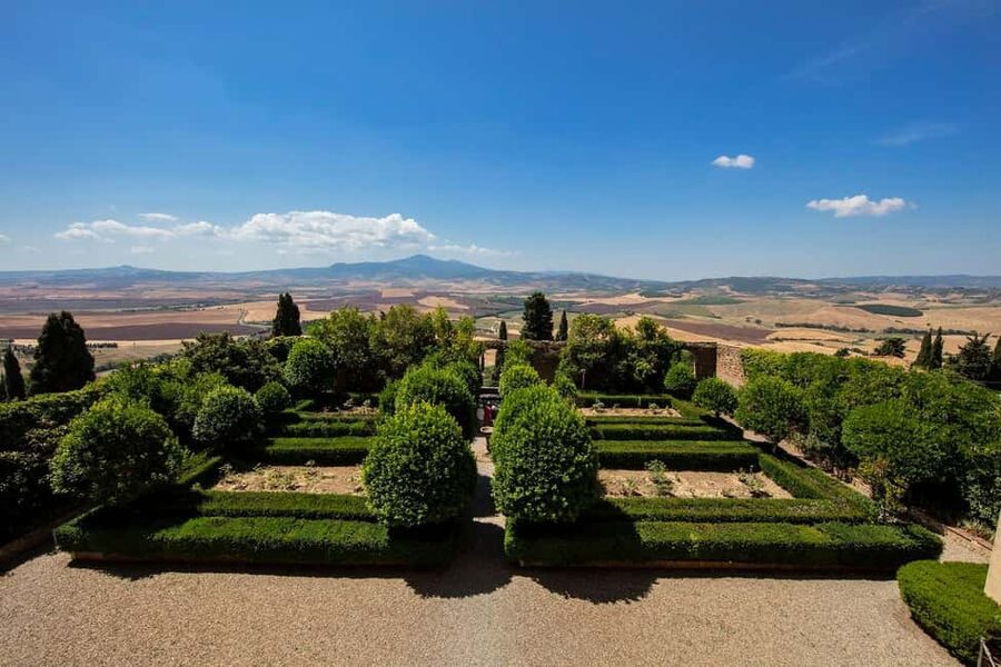 Florence: Orcia Valley, Montalcino, Pienza with Lunch & Wine - Sant’Antimo Abbey at the end: quiet beauty, wheat fields, and olive trees