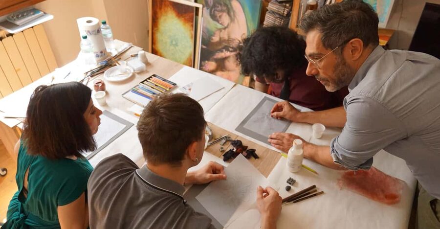 Florence: Painting experience, create your Florentine Lily! - Why This Florentine Lily Class Feels Different in Florence