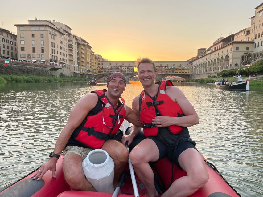 Florence: Ponte Vecchio Rafting Experience with Aperitif - The Long Middle on the Water: San Niccolò to Uffizi Views