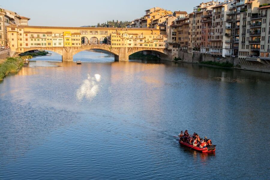 Florence: Pontevecchio Bridge and City Sights Rafting Cruise - The San Niccolò Slide Moment: The Adrenaline Kick