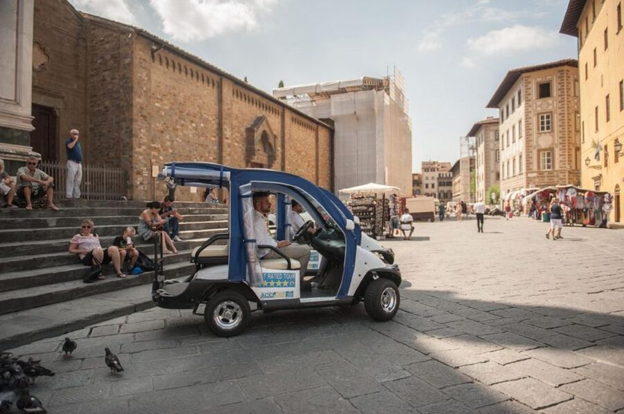 Florence: Private Electric Mini Car Tour with Local Guide - The Audio Guide and Live Guide Experience in Real Life