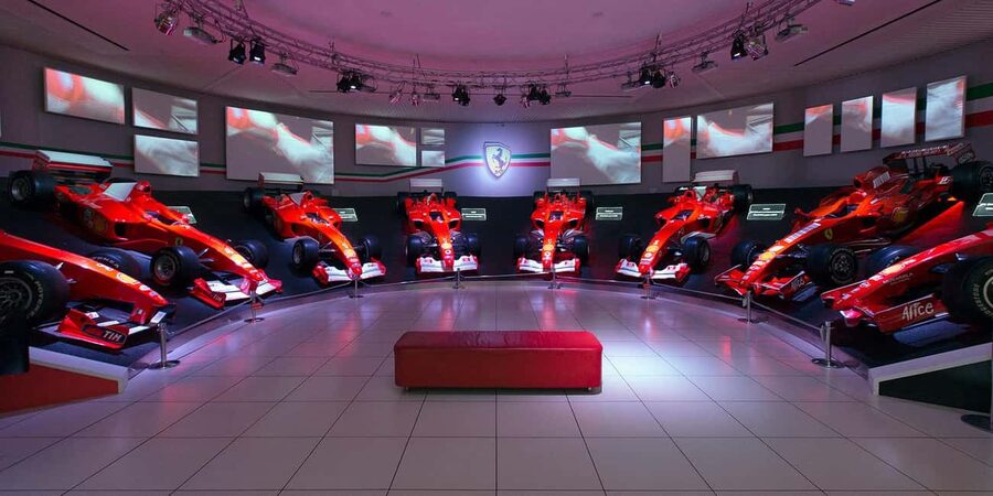 Florence:Private Ferrari Tour, Parmigiano & Balsamic Tasting - Entering the Ferrari Museum in Maranello: what you get from the time inside