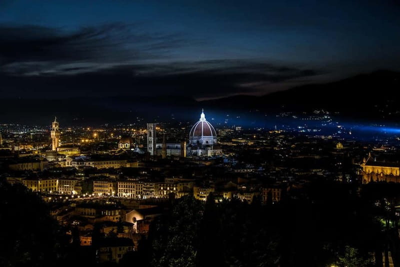 Florence:Sunset Panoramic Tour Fiesole & Michelangelo Square - Fiesole by night: why the hilltop stop feels calmer