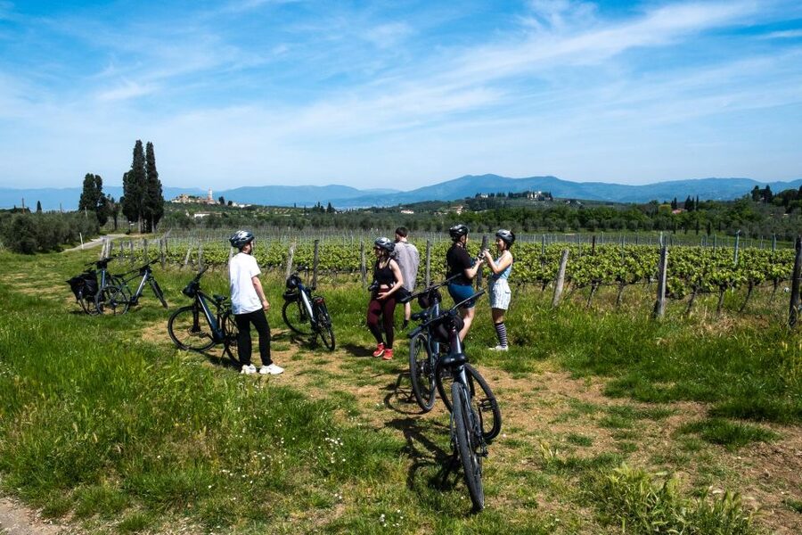 Florence: Tuscany Countryside Guided E-Bike Tour with Lunch - The views on the return ride