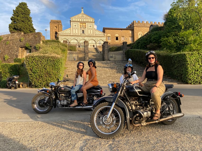 Florence Vintage Motorcycle Sidecar ride - Morning or Sunset - Who should book, and who might rethink it