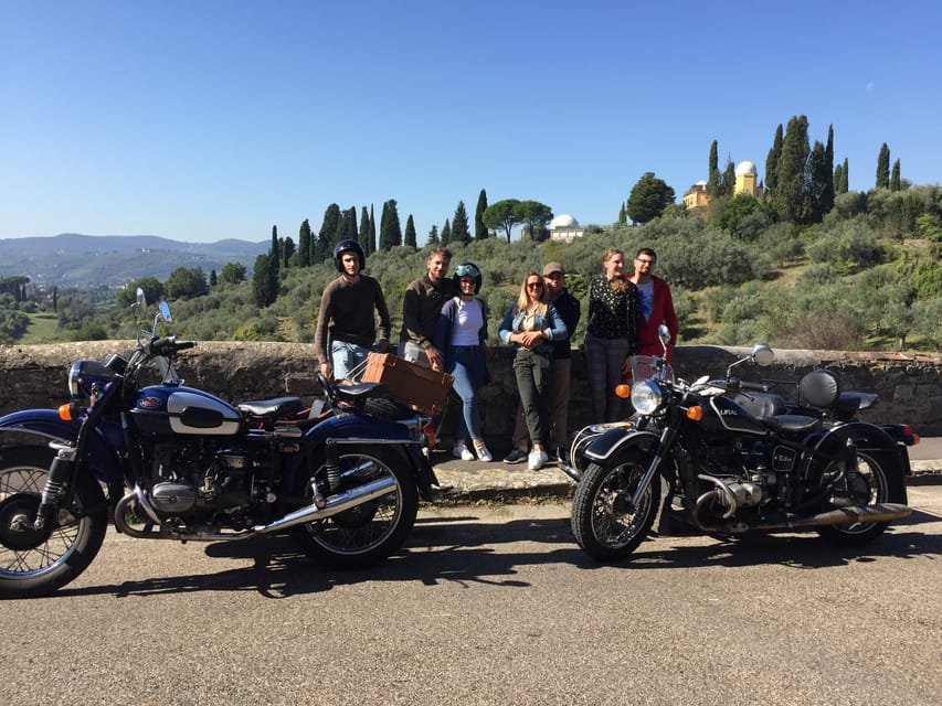 Florence Vintage Motorcycle Sidecar ride - Morning or Sunset - Price and value: what $199 gets you in real terms