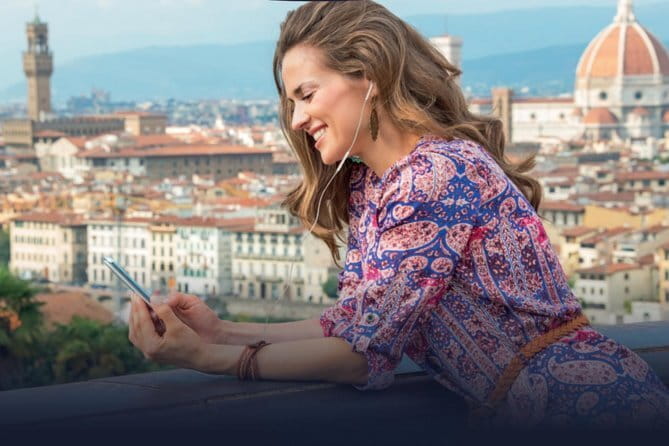 Florence Walk Tour + Wine Windows Option | Discover, Sip, Enjoy! - The Arno River to Ponte Vecchio: a view break you can feel