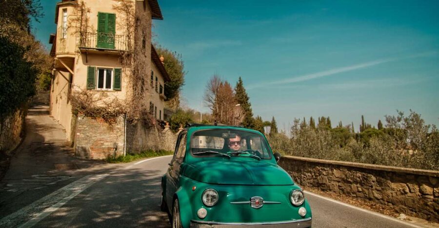 Florence Wine Tasting and Tuscan Lunch in a Vintage Fiat 500 - Why a vintage Fiat 500 convoy is a smart way to do Tuscan wine tasting