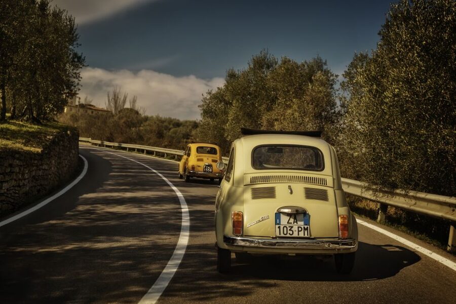 Florence Wine Tasting and Tuscan Lunch in a Vintage Fiat 500 - The 15th-century villa stop: vineyards, cellar, and tastings that make sense