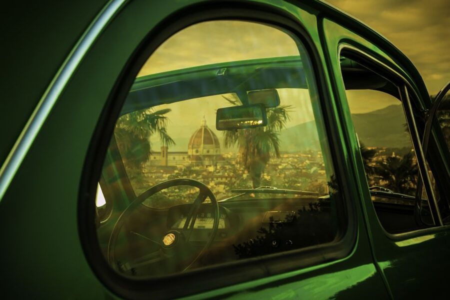 Florence Wine Tasting and Tuscan Lunch in a Vintage Fiat 500 - Manual driving in a vintage Fiat 500: the biggest decision you’ll make