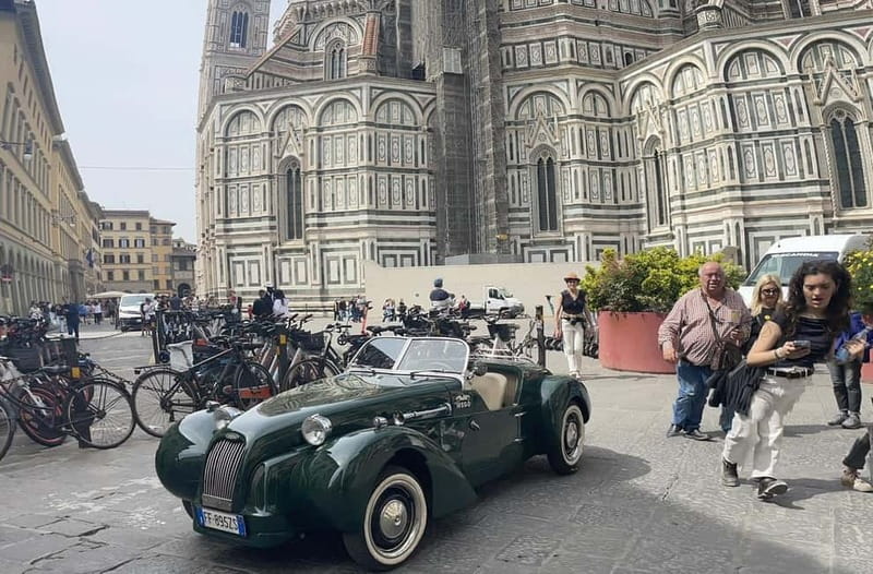 From Firenze | Chianti day tour in a classic car - The vintage car details that actually affect comfort