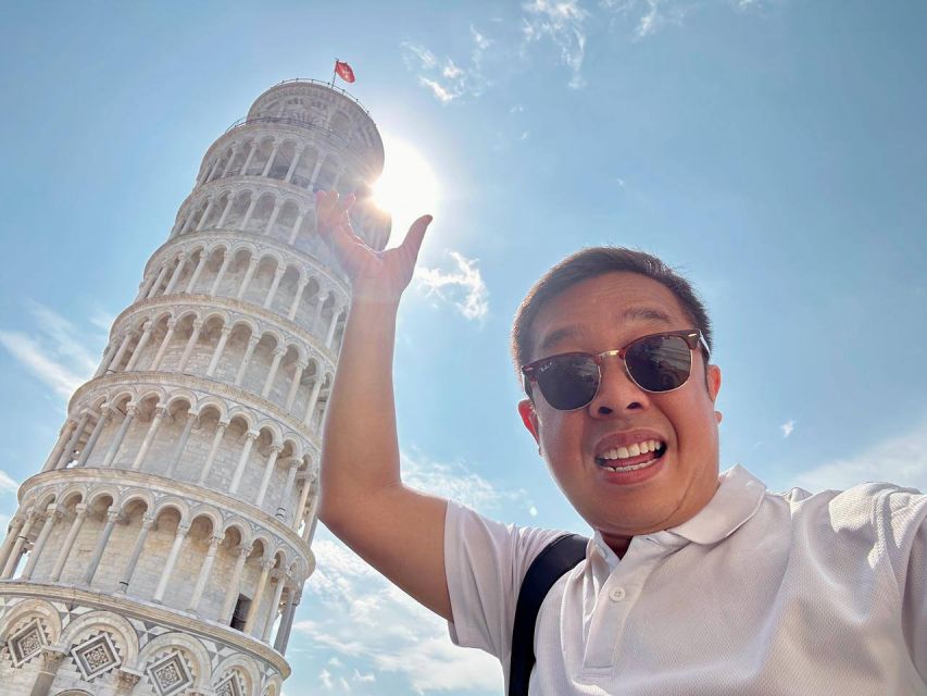 From Florence: 2-Day Tour of Pisa, Cinque Terre, & Tuscany - Cinque Terre by train: Riomaggiore, Manarola, Vernazza, plus beach time