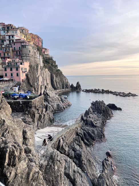 From Florence: Cinque Terre Private Day Trip - Manarola: bougainvillea streets and those classic coastal views