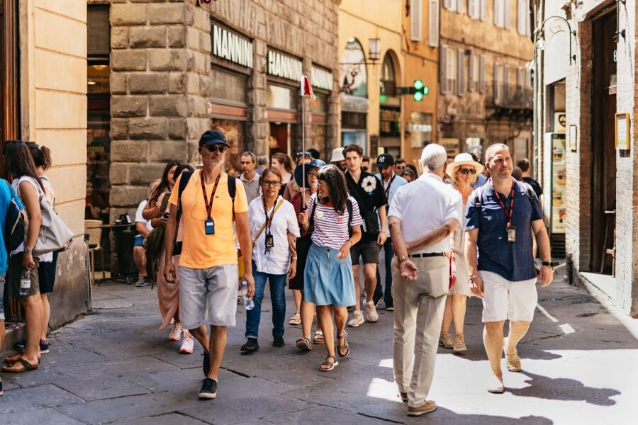From Florence: Siena, San Gimignano, Pisa & Lunch at Winery - Siena’s gothic Duomo and Piazza del Campo, the quick-and-good version