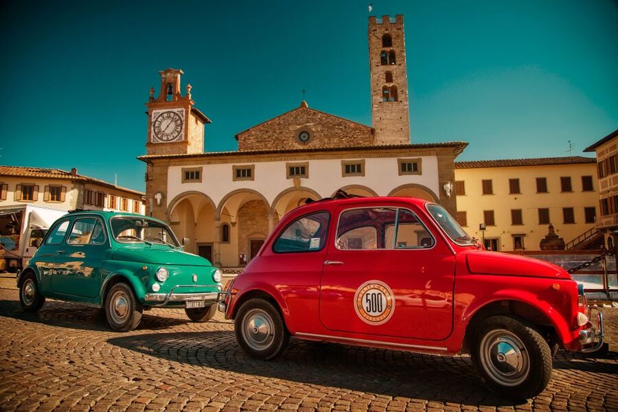 From Florence: Sunset Wine Tasting Tour in Vintage Car - A vintage Fiat 500 sunset drive is a Tuscany date idea, not just sightseeing