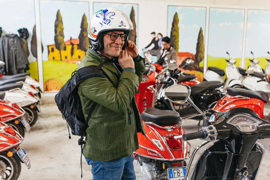From Florence: Tuscan Countryside Vespa Tour with Tastings - The Private Terrace Tastings: Prosciutto, Cheese, Pasta, and Chianti